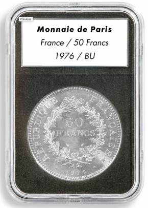 EVERSLAB RECTANGULAR COIN CAPSULES INNER DIAMETER 40 MM